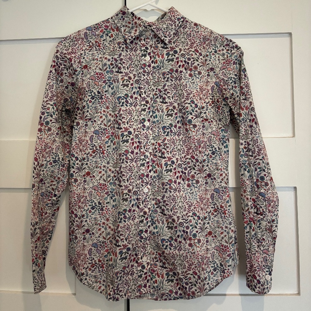 J. Crew x Liberty London Shirt in Size 00